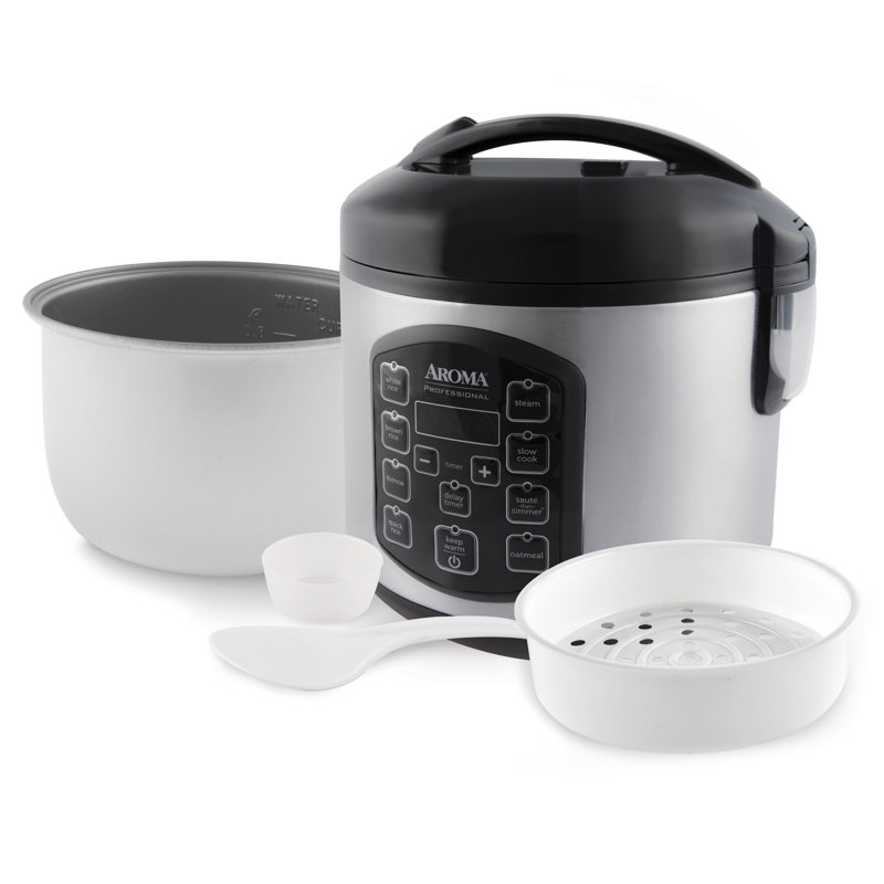 Aroma 8 Cup Digital Rice Cooker & Reviews Wayfair